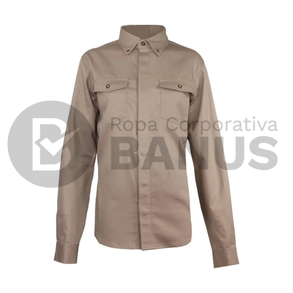 BLUSA IGNÍFUGA CERTIFICADA BEIGE