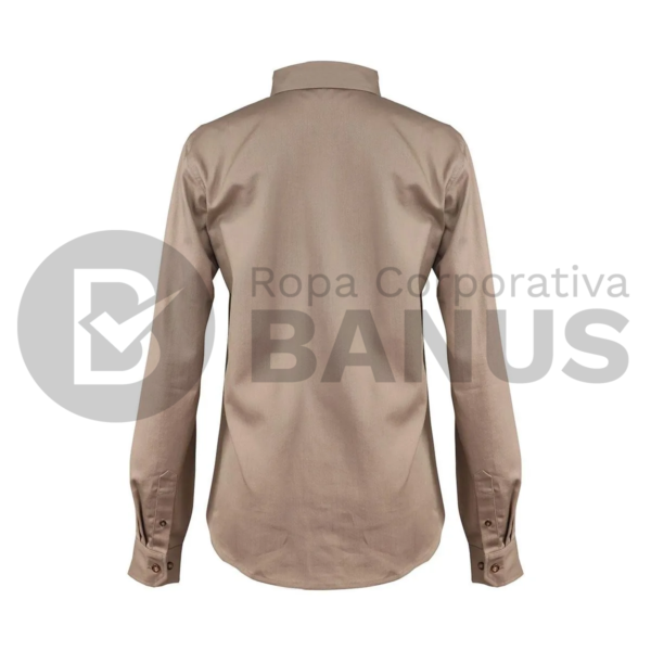 BLUSA IGNÍFUGA CERTIFICADA BEIGE - Imagen 2