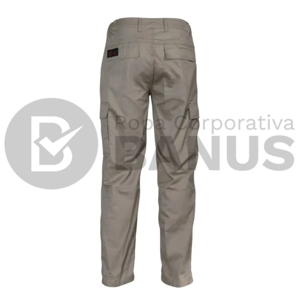 PANTALÓN CARGO IGNÍFUGO ANTIESTÁTICO BEIGE - Imagen 3