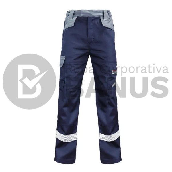 PANTALÓN IGNÍFUGO ANTIESTÁTICO AZUL MARINO