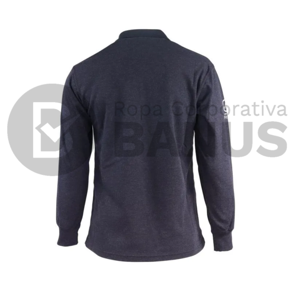 POLERA IGNÍFUGA ANTIESTÁTICA AZUL - Imagen 2